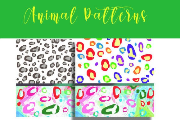 Colorful Animal Patterns for Creative Projects