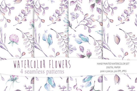 Eucalyptus Digital Seamless Patterns: Elevating Textile & Surface Design with Authentic Watercolor Craftsmanship