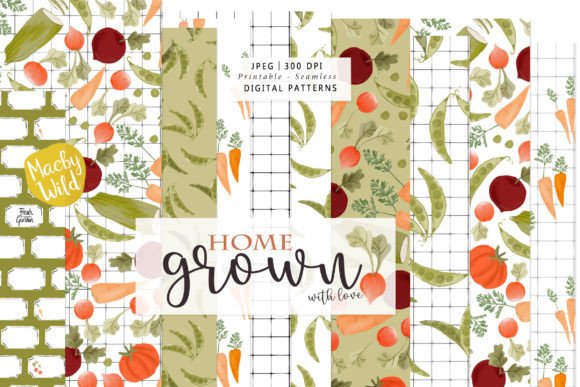 Fresh from the Vegetable Garden Patterns