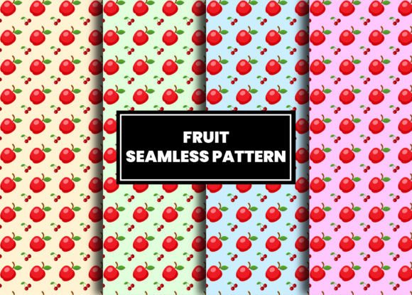 Fruit Digital Paper Seamless Patterns 3