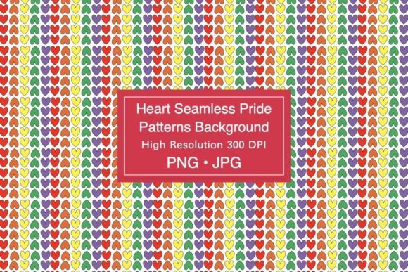 Heart Seamless Pride Patterns Background: A Strategic Design Asset for Purpose-Driven Communication