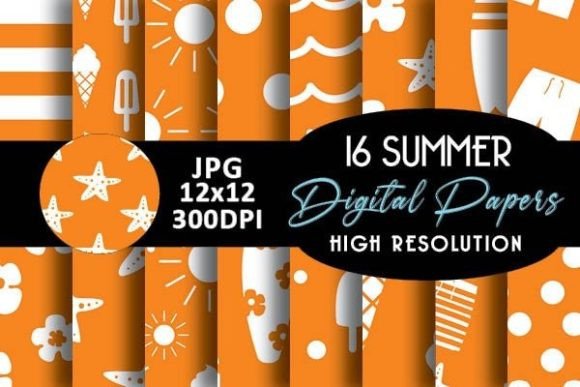 Orange Summer Digital Papers Patterns: A Practical Guide for Creative Projects