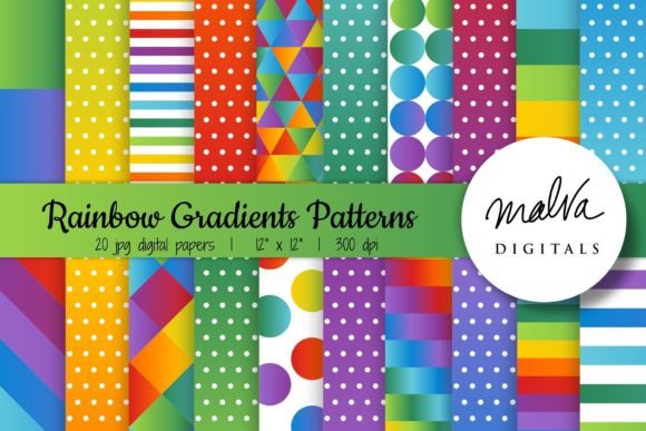 Rainbow Gradients Geometric Patterns: The Design Asset Powering Modern Creative Workflows
