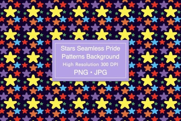 Stars Seamless Pride Patterns Background: A Strategic Design Asset for Purpose-Driven Communication